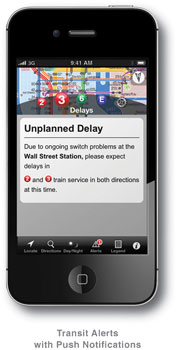 Transit Alerts with Push Notifications